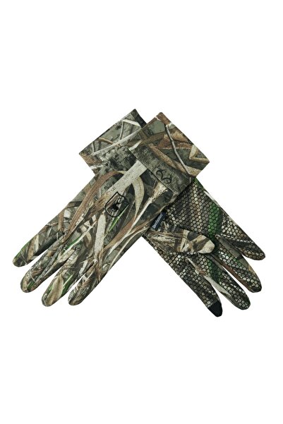 Deerhunter Gloves with silicone dots Max 5, Realtree Max-5