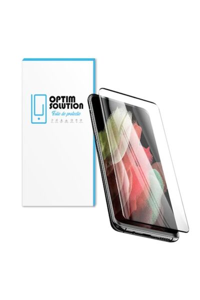 Optim Solution Folie din Sticla Securizata 5D pentru Apple iPhone 17 Pro Max, Protectie si Rezistenta 9H, Edge-to-E