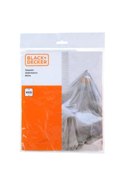 Black&Decker Plastic Tarpaulin Cover 4 x 5m