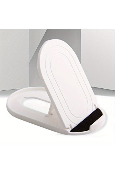 Choice1 حامل هاتف محمول أبيض 6 ألوان حامل بلاستيكي قابل للطي لسطح المكتب للهو...