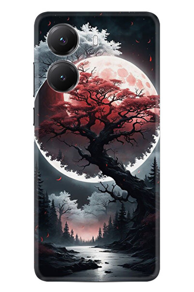 Kılıfland Xiaomi Poco X7 Pro Kılıf Boutique Baskılı Resimli Ağaç ve Ay Pcode ...