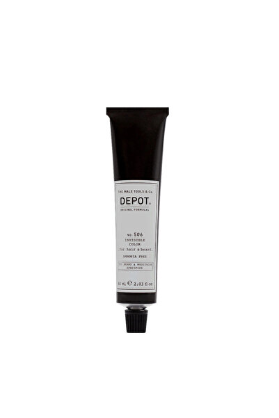 DEPOT 500 Beard & Mustache Specifics No. 506 Invisible Clour Semi-Perm. Hair Dye Titanium 60 ml