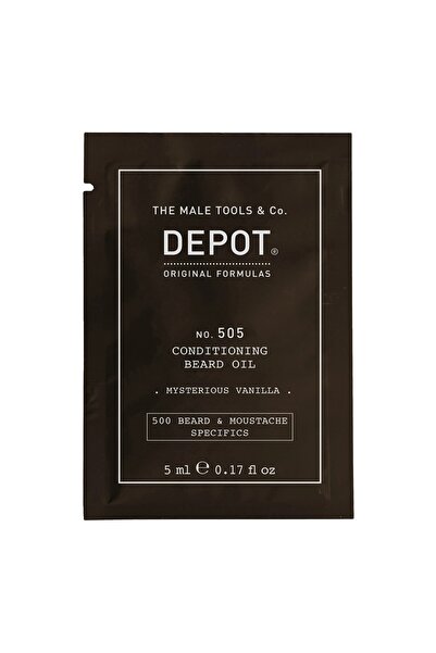 DEPOT 500 Beard & Mustache Specifics No. 505 Λάδι για γένια Misterious Vanilla Vitamin E για – 5 ml