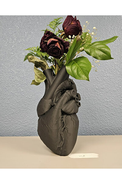 Szdesing Vază decorativă realistă cu inimă umană