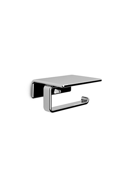 Gedy Il Giglio Toilet Paper Holder with Shelf - Chrome