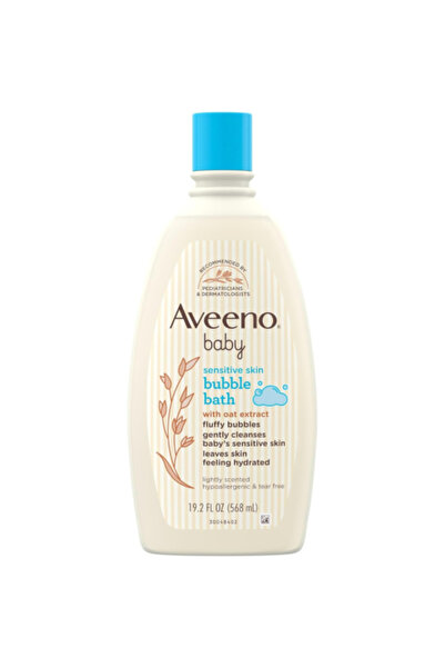Aveeno Baby غسول استحمام للأطفال للبشرة الحساسة بخلاصة الشوفان، 568 مل -