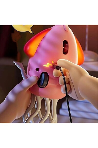 Flippy Dancing Octopus, Flippy, +3 Years, 3 Modes, ABS, USB Charging, with Fishing Rod Included, 12.6 x 7.6