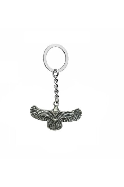 Herşey Nota Breloc unisex cu figurină de vultur zburător – Accesoriu pentru bărbați și femei cu design antic