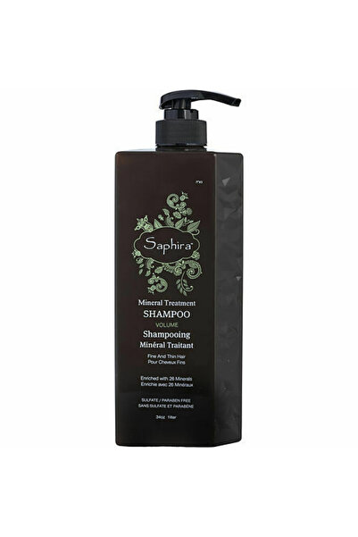 Saphira Σαμπουάν περιποίησης μαλλιών με μεταλλικά στοιχεία για όγκο για λεπτά ή λεπτά μαλλιά 1000 μλ