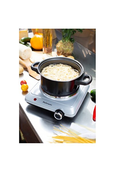 ROHNSON Electric hob, R2430, 1 burner, 1500W, cast iron disc Ø 180 mm, 5 programs,