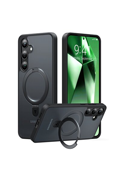 TORRAS Carcasă pentru Samsung Galaxy S24 Plus, Ostand MagSafe, Neagră