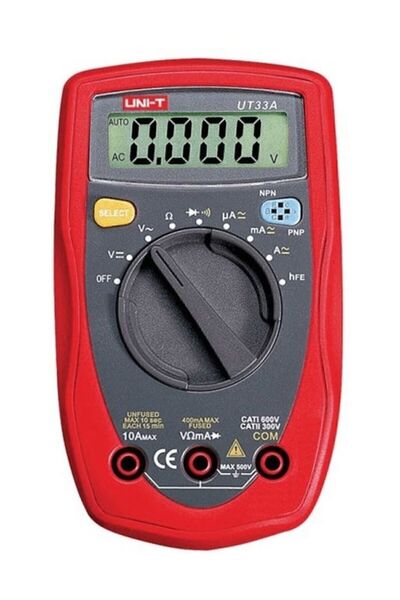 Uni Unı-t Dijital Multimetre (ut33a)
