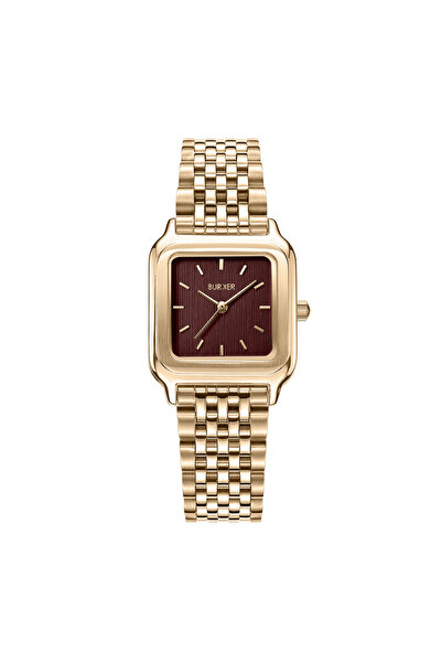 Burker Damenuhr Macy Gold Burgundy
