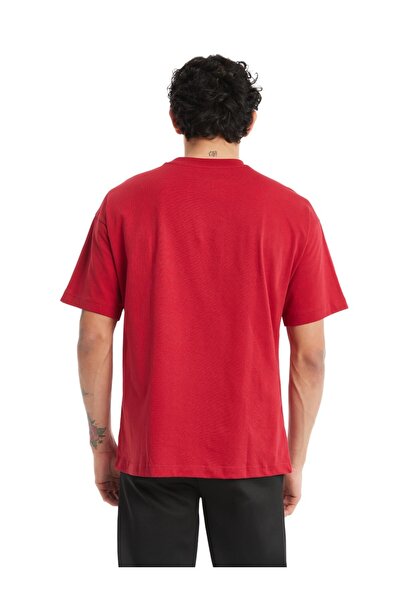 Galatasaray Αυθεντικό ανδρικό μπλουζάκι με λογότυπο GS με λογότυπο Laser Lion με άδεια χρήσης