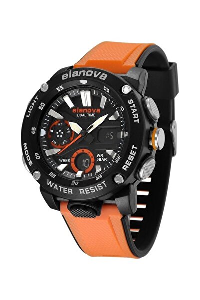 Elanova ساعة يد دائرية تناظرية