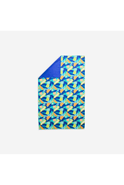 Decathlon Nabaiji Microfiber Towel - XL Size - Blue/Green - 110 × 175 cm