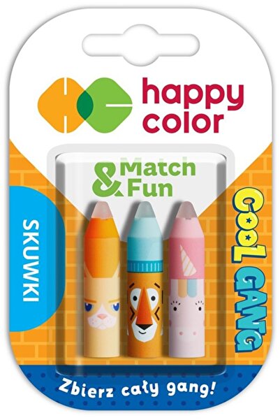 HAPPY COLOR Radiera cu capac pentru roller cu rescriere, 3 bucati/blister, CO...