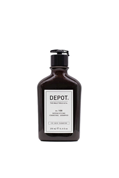 DEPOT 100 Hair Cleansing No. 105 Charcoal Hair Shampoo For Detoxing 250 ml