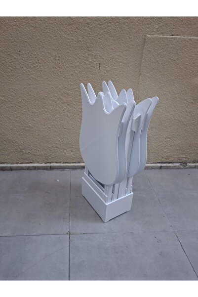 Bengi Ankara Mobilya Zigon Çanta 90539 Lale Model Dörtlü Takım Ahşap MDF Beya...