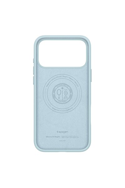 Spigen Carcasă pentru iPhone 17 Pro Max, silicon MagSafe, albastră