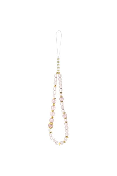 Guess Original iPhone 17 Pro Case IML Flowers with Pearl Strap MagSafe, pink, GUHMP17LHFWBRCESP