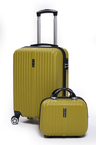 ELATAE 2'li Valiz Seti Valiz Kabin Boy ve Makyaj 2'li Set 1020