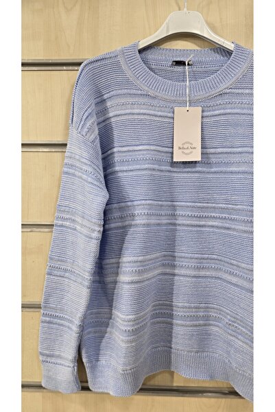 trendbysena Pulover de damă din bumbac mercerizat