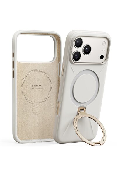 TORRAS Θήκη για iPhone 17 Pro Max, QPRO Σιλικόνη, Λευκή