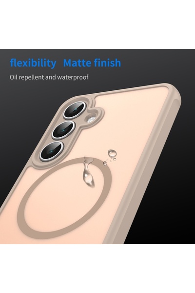 SKYDDAR INNOVATION Θήκη για Samsung Galaxy A17 5G, HaloFrost MagSafe II, Αντικραδασμική, σετ αυτοκόλλητων, Χρυσή