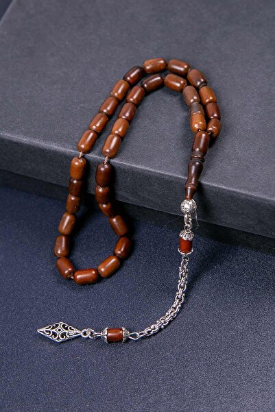 TESBİHKENTİ Kapsül Tane Tek Püsküllü Kınalı Kuka Tesbih