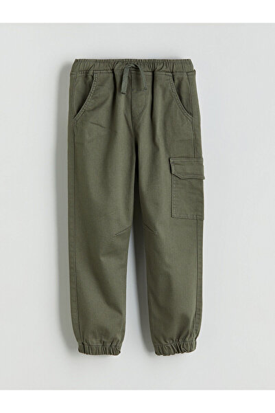 LC Waikiki Khaki Basic Boys' Cargo Pants