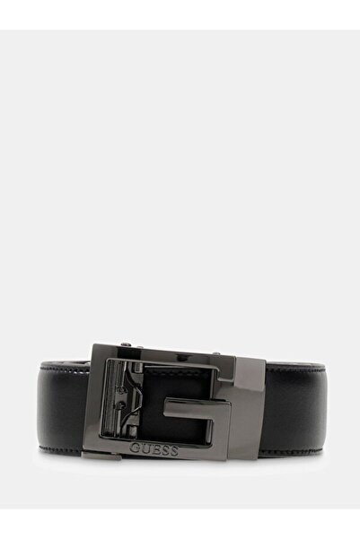 Guess Curea de pantaloni din piele pentru bărbați