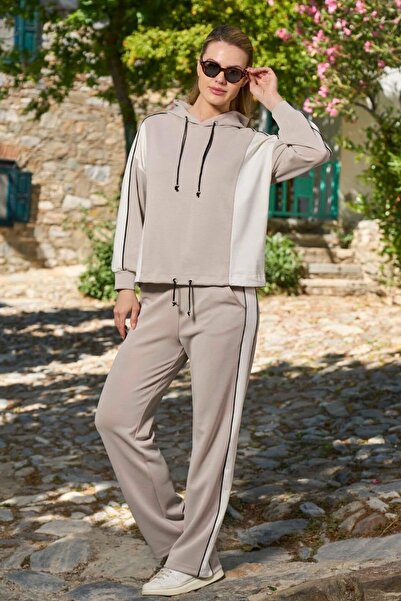 Cossy By Aqua 26027 Жіночий спортивний костюм з довгими рукавами та капюшоном...