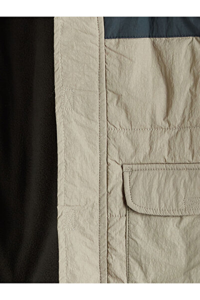 LC Waikiki Yeşil Kapüşonlu Erkek Bebek Mont