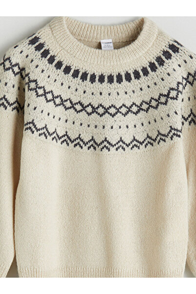 LC Waikiki Özmarka Yeni Sezon Bisiklet Yaka Erkek Çocuk Triko Kazak