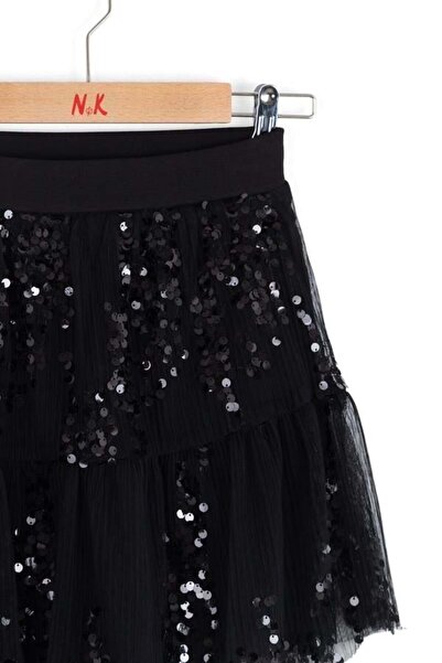 NK Girl's Versailles Skirt 8-14 Years Old Black