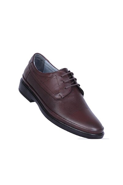 Baloğlu 71 Brown Lz Cauciuc 100% piele Pantofi clasici pentru bărbați