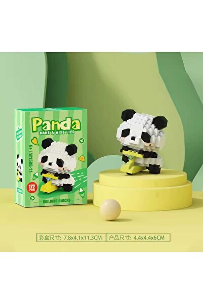 BTİCARET Panda Mini Blok Figür 172 Parça – Yapı Oyuncak Uyumlu Yapboz Puzzle ...