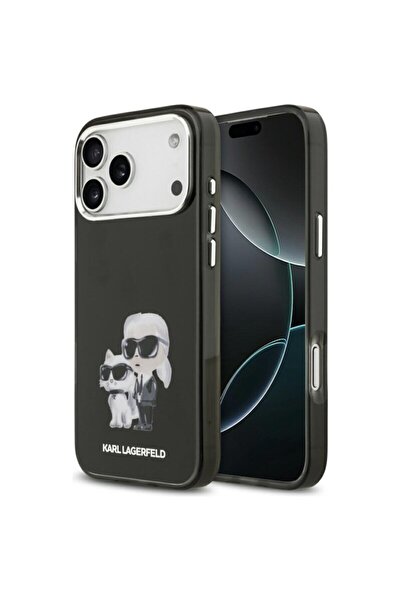 Karl Lagerfeld Husa iPhone 17 Pro Max IML Aquarelle Karl & Choupette & Logo M...