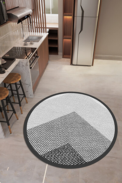 THEMODERNHANE Dijital Baskılı Makinede Yıkanabilir Antialerjik Kaymaz Leke Tu...