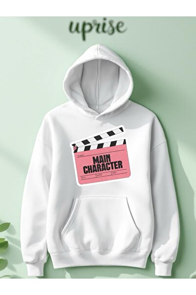 Vordevia Φούτερ Main Character με τύπωμα Cotton 3 Thread O oversized