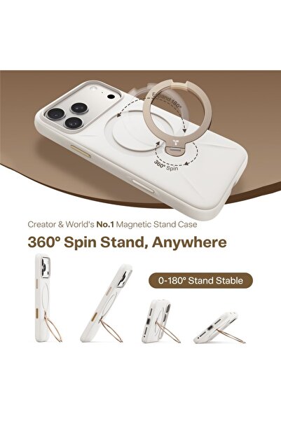 TORRAS Θήκη για iPhone 17 Pro Max, QPRO Σιλικόνη, Λευκή