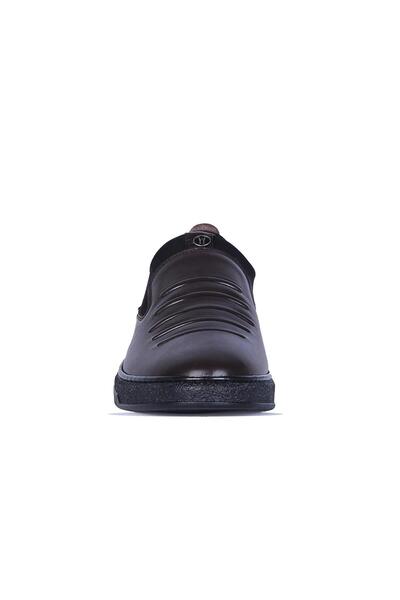 Baloğlu 1016 Кафе Каучук 100% кожа Мъжки мокасини