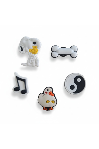 Otto Common 5 pcs Colorful Shoe Charms Set – Fun Decorative Accessories for C...