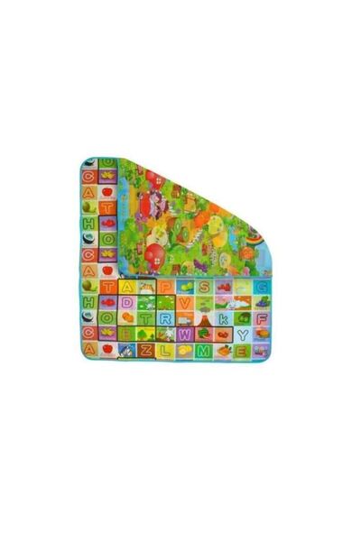 Evelise Παιδικό χαλάκι παιχνιδιού, θερμικό, διαδραστικό, 2 όψεων, πολυαιθυλέν...