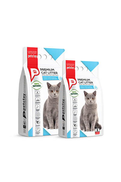 Petclay KEDİ KUMU 5 LT MARSİLLA SABUNU KOKULU