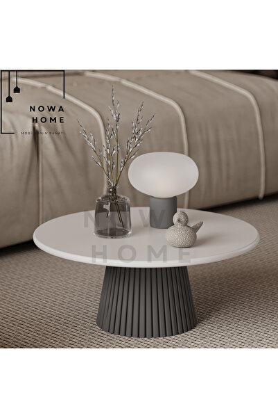 Nova Dizayn Mantar Sehpa Orta Sehpa Lake Boyalı Dekoratif Özel Tasarım