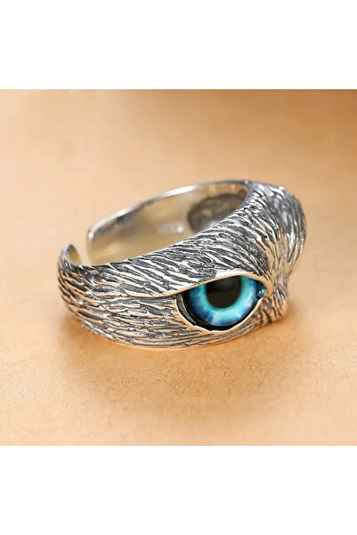 byozanyılmaz BAYKUŞ GÖZLÜ TASARIM AYARLANABİLİR YÜZÜK