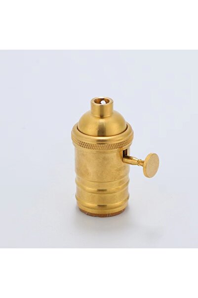 Choice4 E27 Gold Vintage E27 Lamp Base per DIY Lampholder With Switch Edison ...