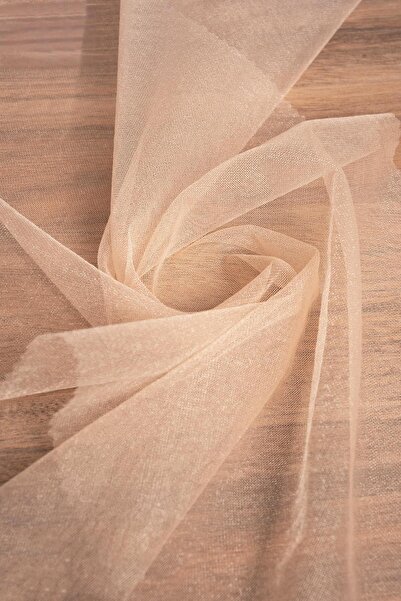 Kumaş Deposu قماش فيكتوريا فلات تول بلون تان فاتح